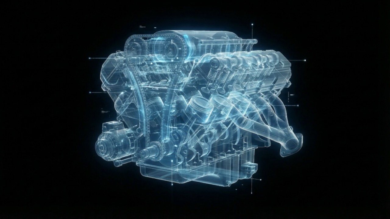 American muscle car fuel injector brand video frame 2